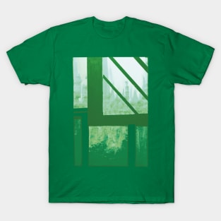 Green Summer Cityscape T-Shirt